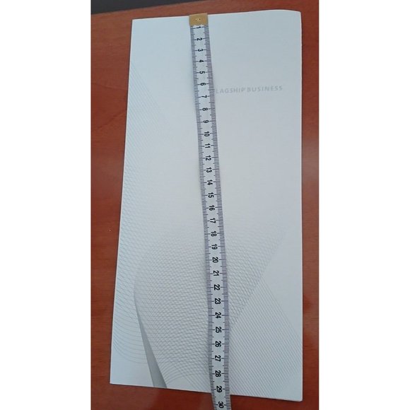 American Airlines Flagship Business Class Menu and Amenity Bag CLTMUC Oct 2023 - Picture 9 of 16